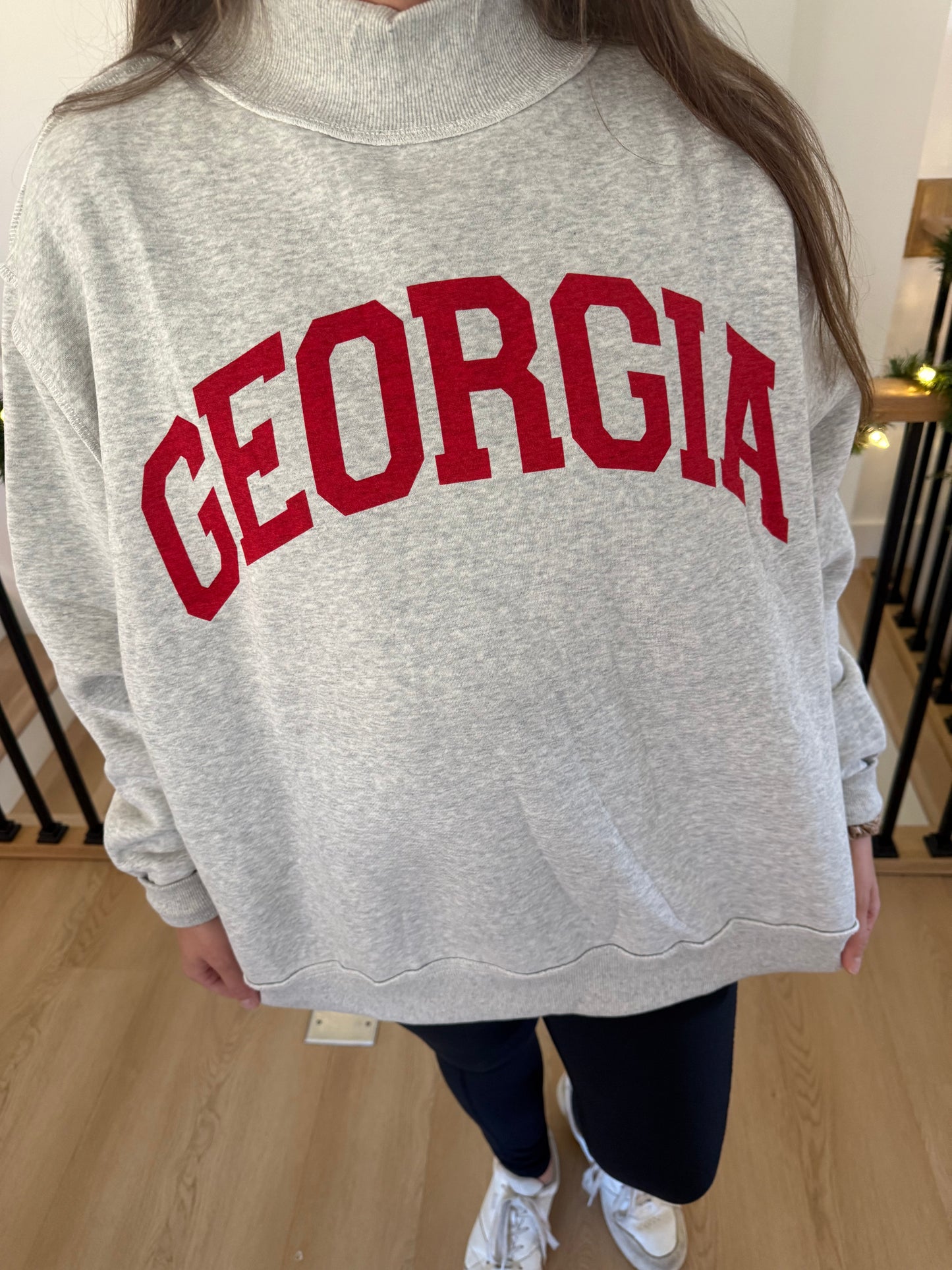 Game Day Mock Neck Sweatshirt