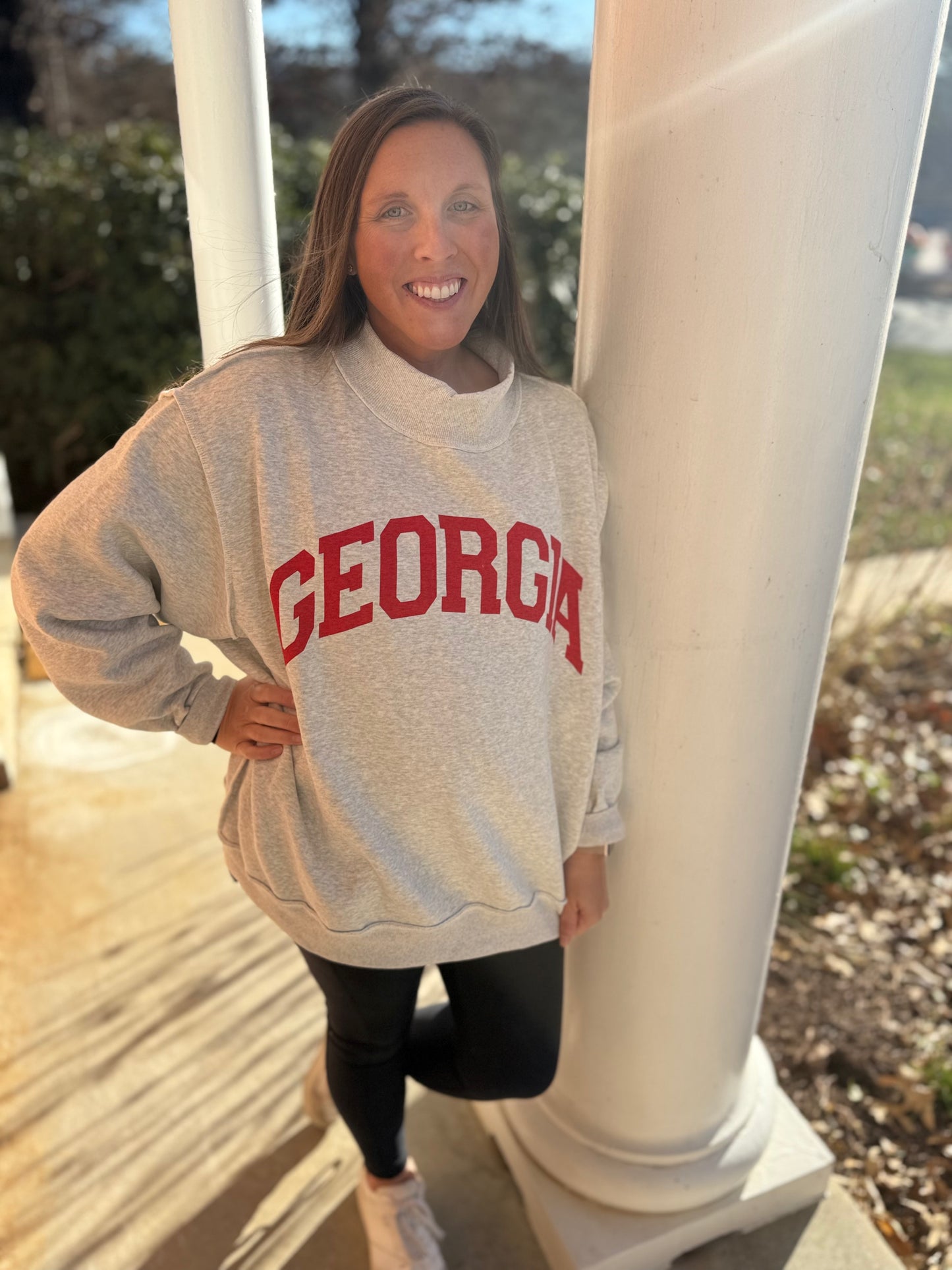 Game Day Mock Neck Sweatshirt