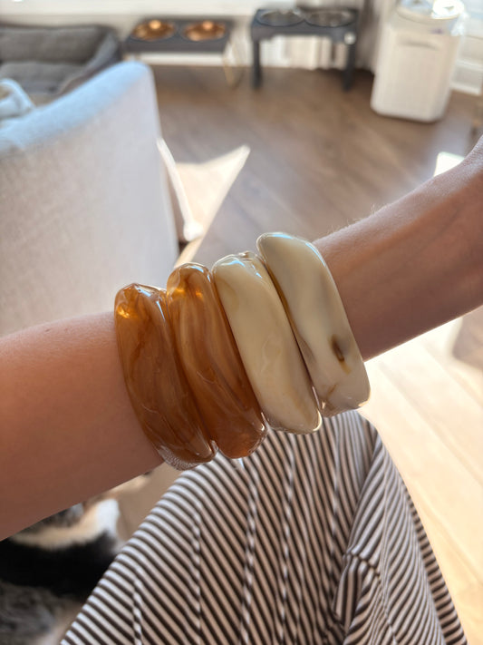 Large Marble Bangles