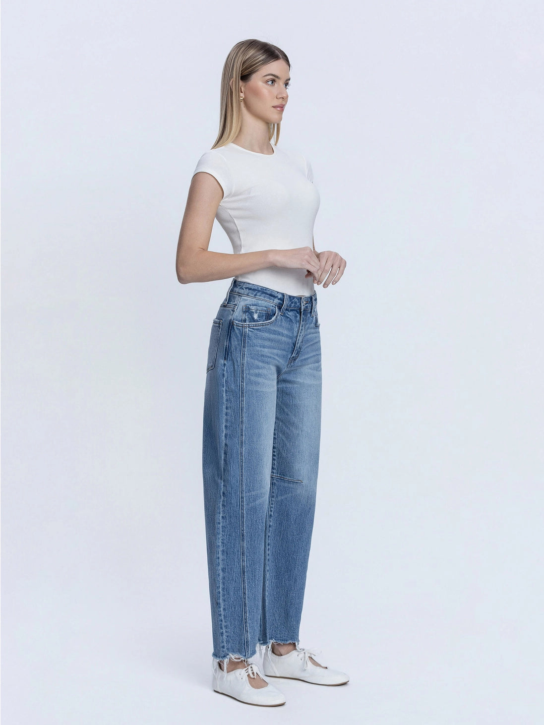 Riley Barrel Jeans